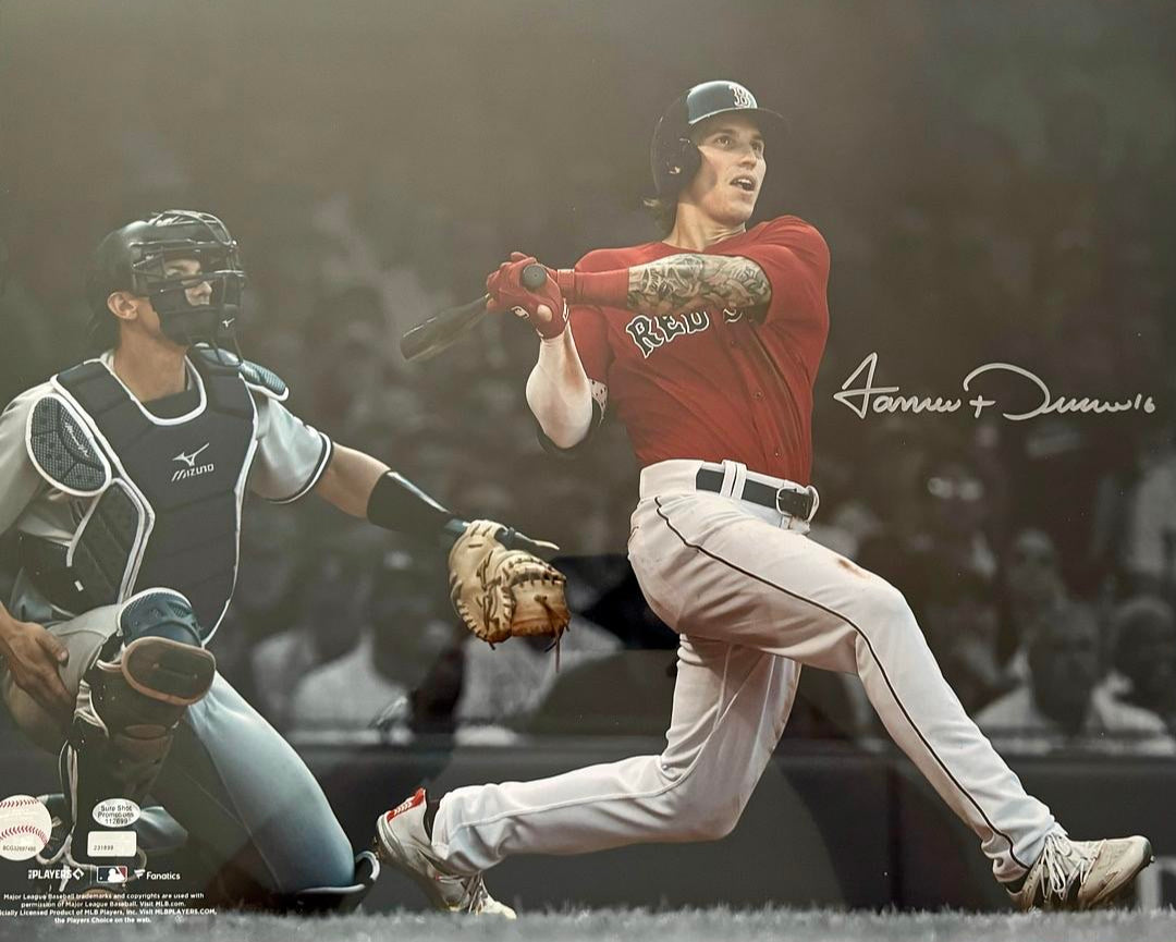 Jarren Duran Signed 16x20 Photo Boston Red Sox - NEP / SureShot COA